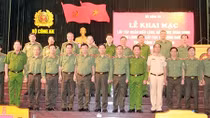 Tập huấn điều lệnh, quân sự, võ thuật cho lãnh đạo cấp Cục, lãnh đạo Công an các địa phương
