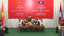 Hội đàm cấp cao Bộ Công an Việt Nam và Bộ An ninh Lào