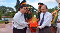 Tổ chức trọng thể lễ truy điệu và an táng hài cốt 13 liệt sĩ