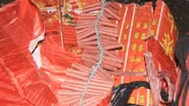 Bắt quả tang vụ vận chuyển 45kg pháo nổ 