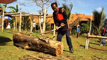 Khai mạc Hội thi tạc tượng gỗ dân gian Tây Nguyên