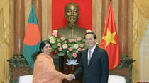 Chủ tịch nước Trần Đại Quang tiếp Chủ tịch Quốc hội Bangladesh
