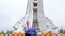 Bàn giao công trình trùng tu Nghĩa trang liệt sỹ tỉnh Hậu Giang