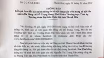 Vụ 'nhắn tin với “bồ nhí”' ở Thanh Hóa là cắt ghép, bịa đặt