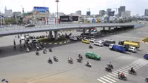 Phân luồng giao thông phục vụ xây cầu Suối Hai 1 và Hạ Dục