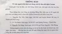 Tìm được tung tích người phụ nữ “bỏ trốn” khỏi khu vực cách ly