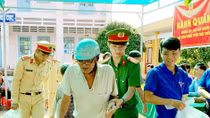 Tuổi trẻ Công an Sóc Trăng hành quân về nguồn hoạt động an sinh xã hội