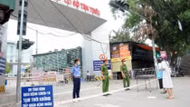 Bảo đảm ANTT khu vực xảy ra dịch tại Bệnh viện K