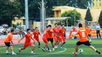Tưng bừng trận Chung kết Giải bóng đá mùa hè 2020 tranh Cup Báo CAND
