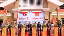 Khánh thành trường học - quà của Tổng Bí thư, Chủ tịch nước tặng Lào