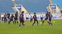 Buổi tập đầu tiên của U23 Thái Lan trên sân Mỹ Đình