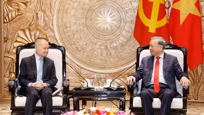 Tổng Bí thư Tô Lâm tiếp Đặc phái viên của Tổng Bí thư, Chủ tịch nước Trung Quốc Tập Cận Bình