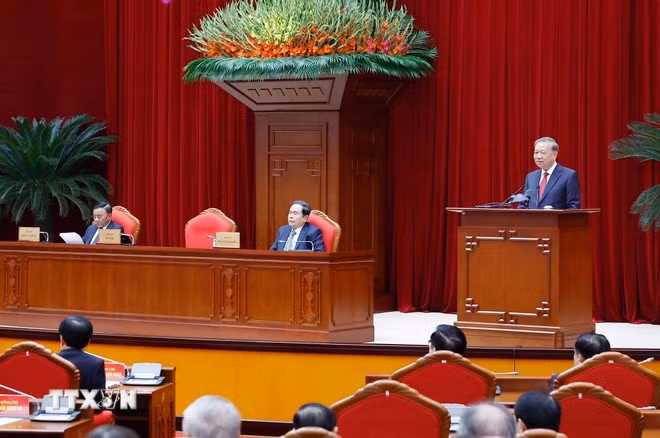 Tổng Bí thư Tô Lâm gặp mặt thành viên các Tiểu ban chuẩn bị Đại hội XIV của Đảng -0