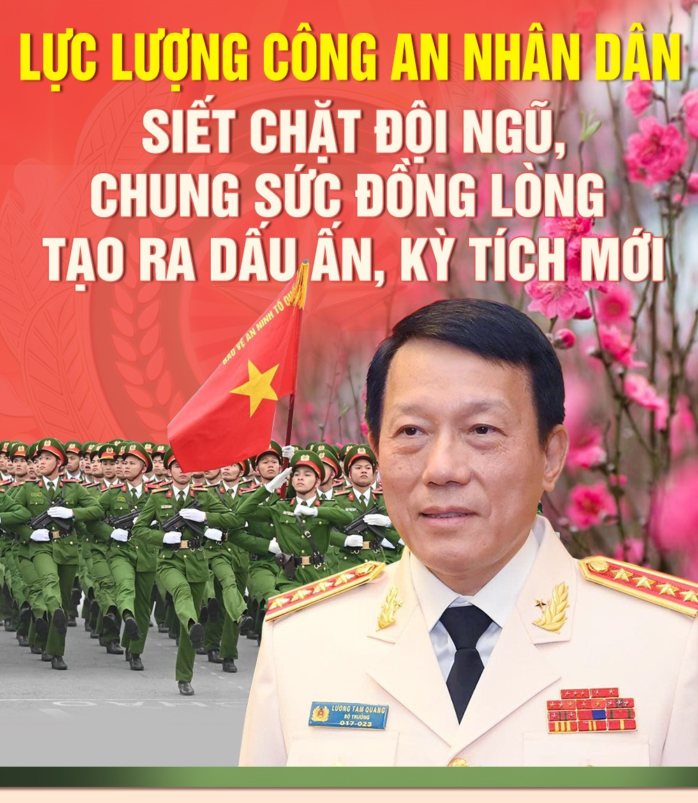 Lực lượng Công an nhân dân siết chặt đội ngũ, chung sức đồng lòng tạo ra dấu ấn, kỳ tích mới ảnh 1