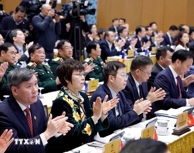 Các đại biểu tham dự hội nghị. (Ảnh: Thống Nhất/ TTXVN)