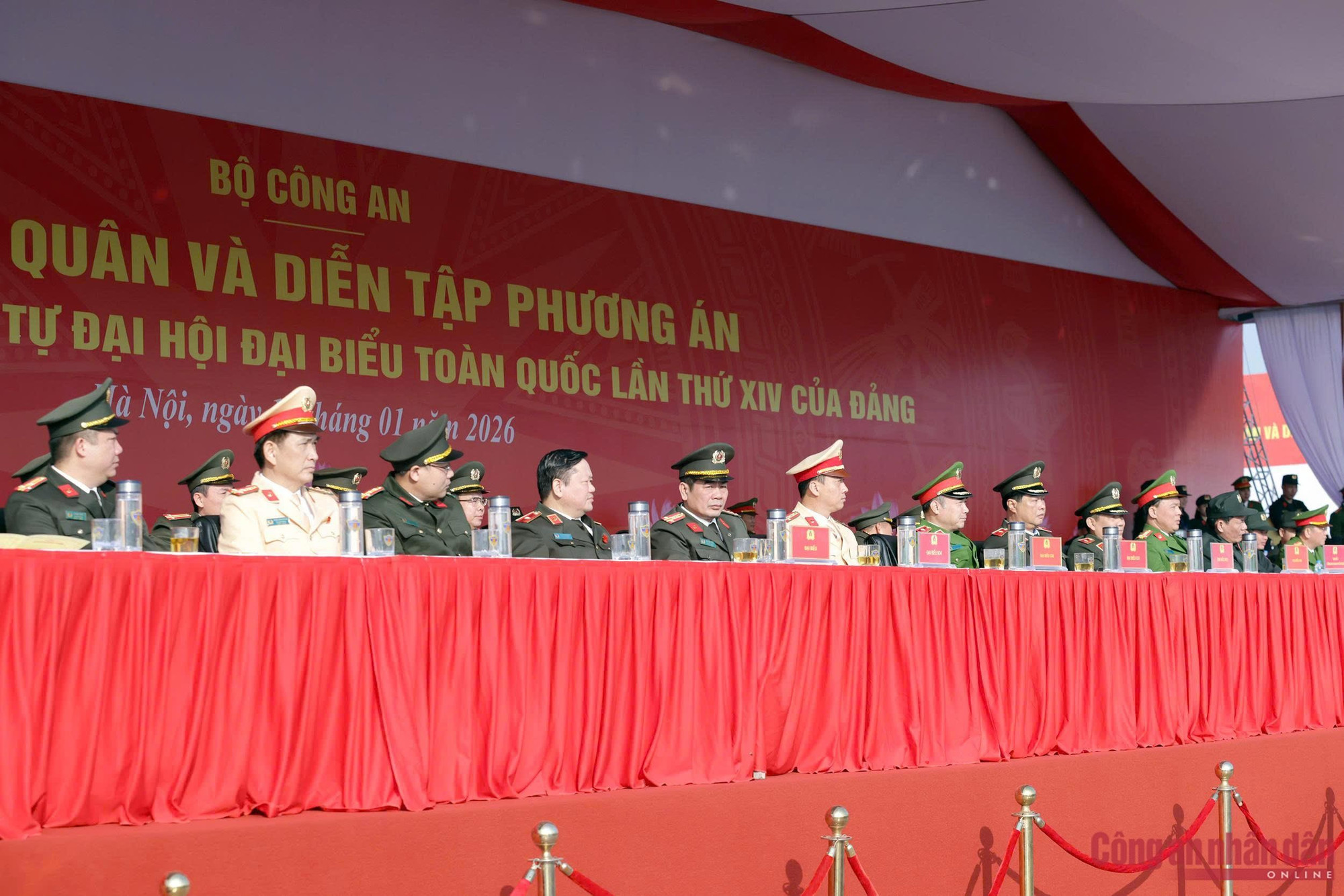 Lực lượng CAND sẵn sàng xuất quân bảo vệ Đại hội XIV của Đảng -0