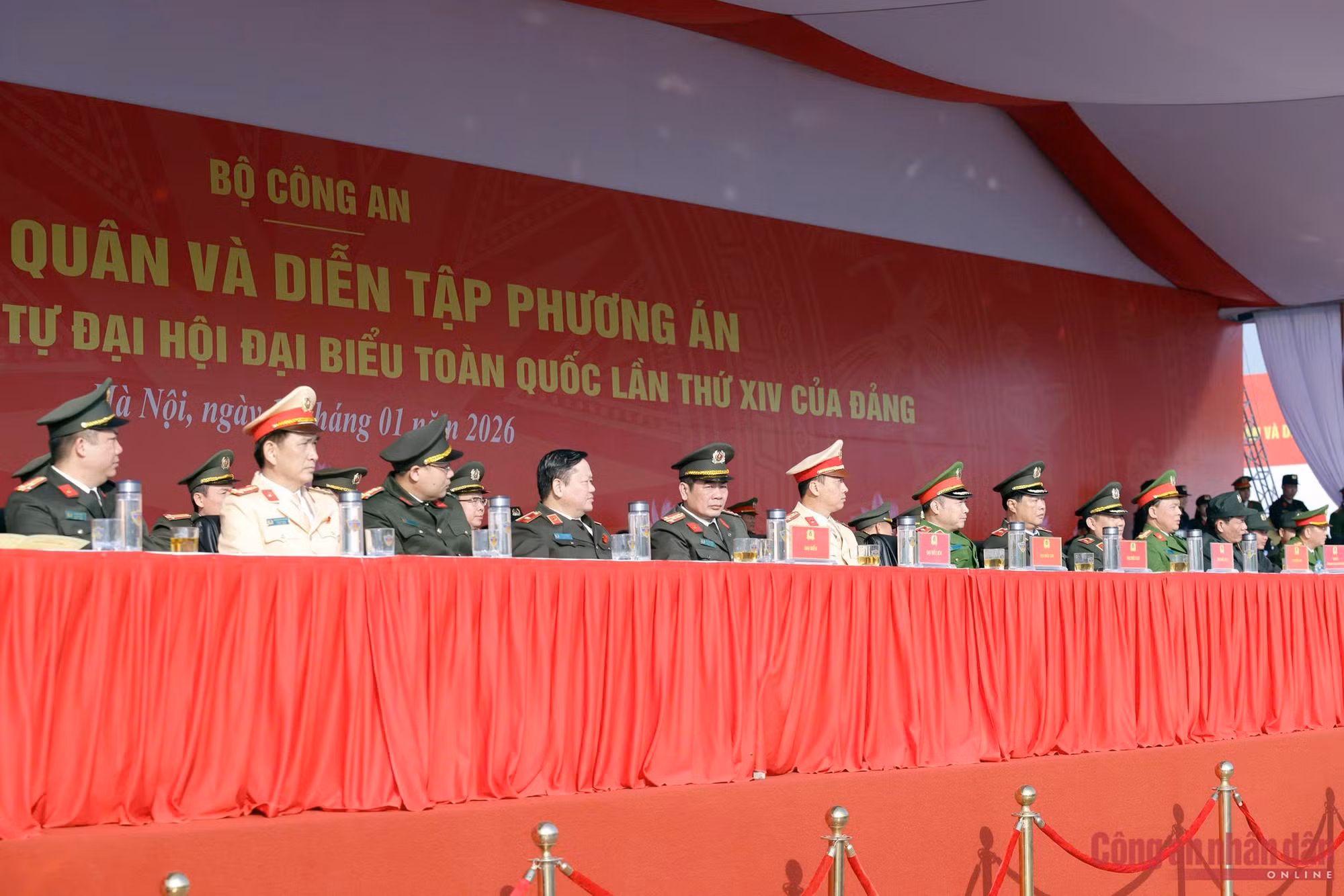 Lực lượng CAND sẵn sàng xuất quân bảo vệ Đại hội XIV của Đảng -0