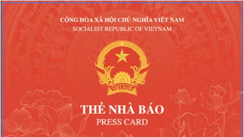 Bộ Văn hóa, Thể thao và Du lịch ban hành mẫu thẻ nhà báo 2026