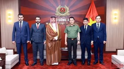 Bộ Công an Việt Nam và các đối tác Saudi Arabia mở rộng hợp tác trên nhiều lĩnh vực