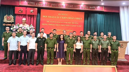 Bảo đảm an ninh môi trường - trụ cột quan trọng của an ninh quốc gia và phát triển bền vững