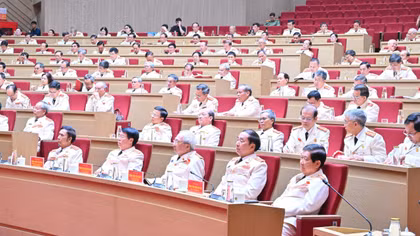 Khai mạc phiên thứ nhất Đại hội đại biểu toàn quốc Hội Cựu Công an nhân dân Việt Nam lần thứ II 