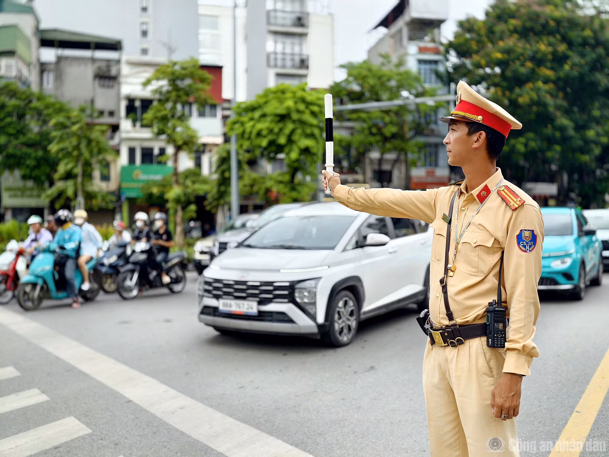 Nút giao thông Hàng Bông - Điện Biên Phủ hiện đang được triển khai camera AI.