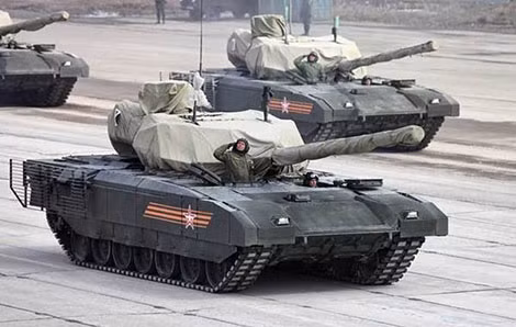 Siêu tăng T-14 Armata được chế tạo bằng loại thép đặc biệt.