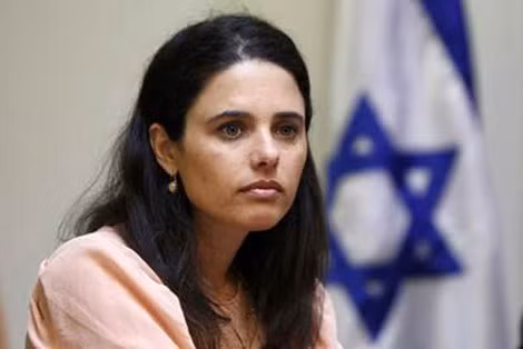 Bộ trưởng Tư pháp Ayelet Shaked.