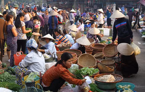 Một phiên chợ quê. Một phiên chợ quê.