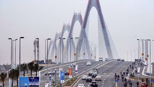 Tuyến cao tốc Nội Bài - Nhật Tân do Nhà nước đầu tư, hiện không thu phí. Ảnh: M.T.