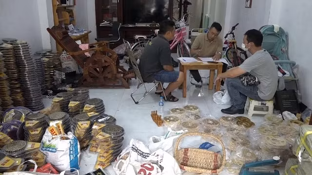 Hiện trường vụ việc.