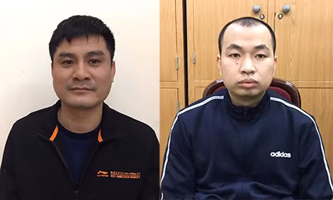 Ông trùm đường dây đánh bạc ngàn tỷ Phí Văn Huấn (ảnh trái) và quản lý viên website cho Huấn - Trần Ngọc Anh. Ông trùm đường dây đánh bạc ngàn tỷ Phí Văn Huấn (ảnh trái) và quản lý viên website cho Huấn - Trần Ngọc Anh.