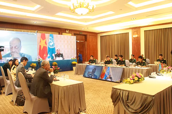 Quang cảnh buổi hội đàm.