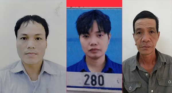Các đối tượng trong vụ án.