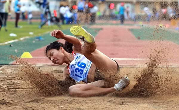 VĐV Bùi Thị Thu Thảo đã trở lại tập luyện.