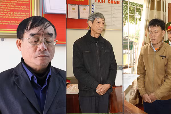 Các đối tượng Trần Công Oanh, Lưu Quang Thượng và Nguyễn Văn Hồng.