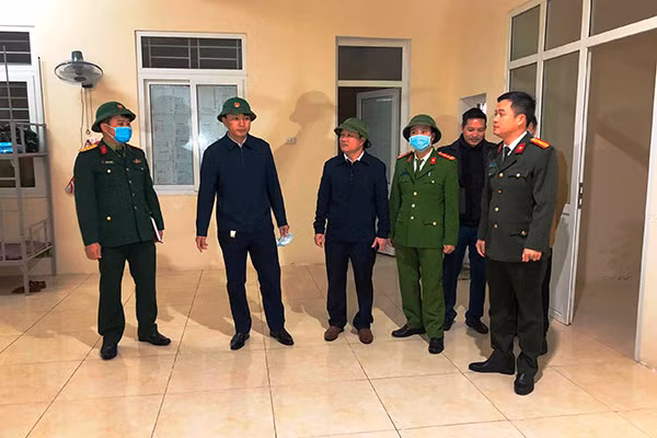 Đảm bảo ANTT khu cách ly Mitraco Hà Tĩnh.