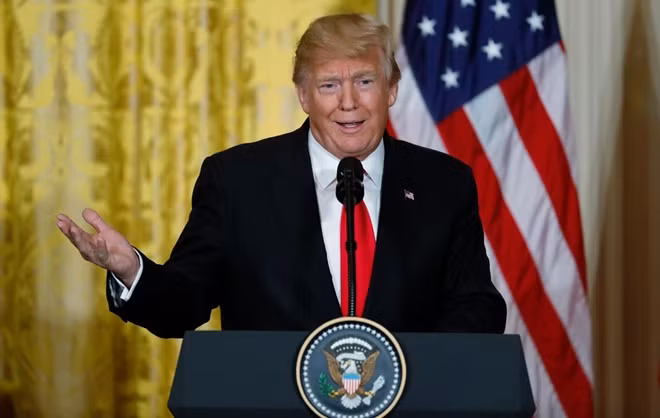 Tổng thống Mỹ Donald Trump. Ảnh Reuters