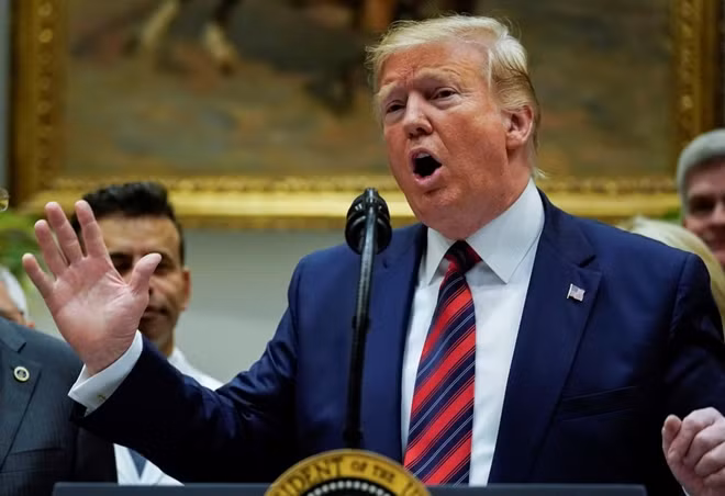 Tổng thống Mỹ Donald Trump. Ảnh Reuters.