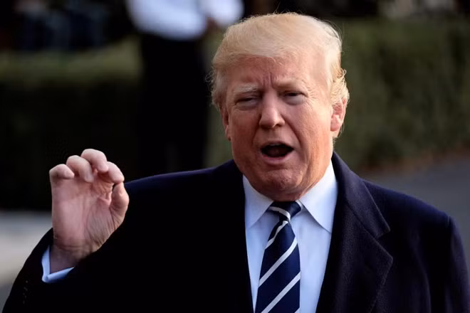Tổng thống Mỹ Donald Trump. Ảnh Reuters