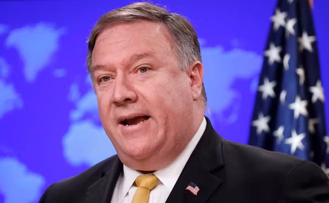 Ngoại trưởng Mỹ Mike Pompeo. Ảnh Reuters