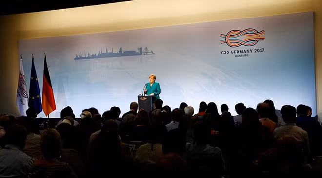 Thủ tướng Đức Angela Merkel. Ảnh Reuters