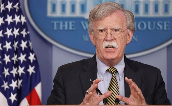 Cố vấn ANQG Mỹ John Bolton. Ảnh Reuters