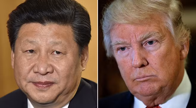 Ông Trump điện đàm với Chủ tịch Trung Quốc. Ảnh Reuters.