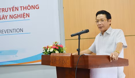 Ông Hoàng Vĩnh Bảo, Thứ trưởng Bộ Thông tin và Truyền thông phát biểu tại Hội thảo.