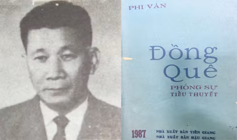 Nhà văn Phi Vân và tác phẩm “Đồng quê” được in lại năm 1987.