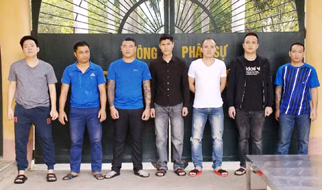 7 đối tượng vừa bị Công an Thanh Hóa bắt tạm giam