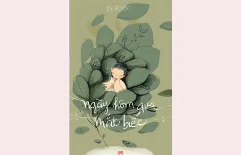 Bìa tác phẩm “Ngày hôm qua mắt biếc” của tác giả trẻ Kai Hoàng.