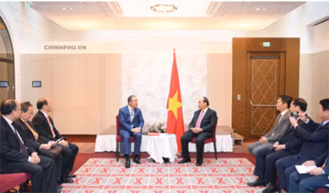 Thủ tướng tiếp lãnh đạo Tập đoàn Tân Việt