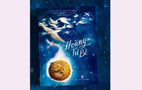 Minh họa màu "Hoàng tử Bé" của họa sĩ Nguyễn Thành Vũ.